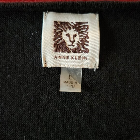 Anne Klein One-Sleeve Poncho Sweater - Women's Size Large - Picture 4 of 8